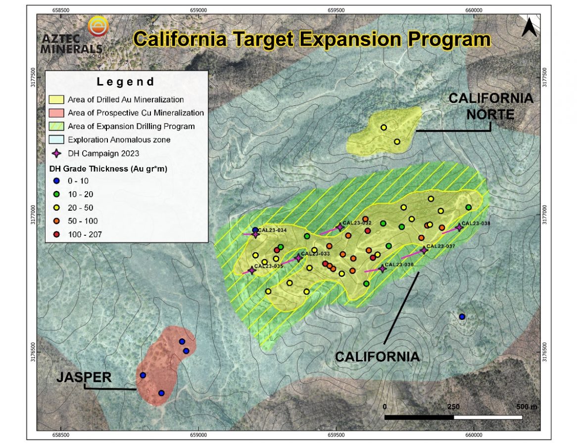 Aztec Minerals Completes First Of Holes At Cervantes Caesars Report